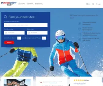 Intersportrent.at(INTERSPORT Rent) Screenshot