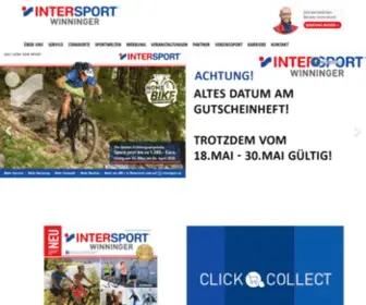 Intersportwinninger.at(Sportartikel) Screenshot