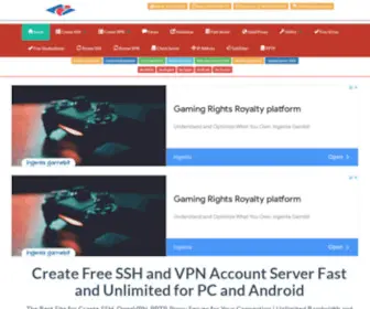 Interssh.com(Amazing Provider to Create Free SSH & VPN Account) Screenshot