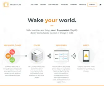 Interstacks.com(Interstacks Industrial internet of things and Industry 4.0 with Interstacks) Screenshot