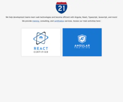 Interstate21.com(Angular experts) Screenshot