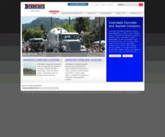 Interstateconcreteandasphalt.com(Interstate Concrete & Asphalt) Screenshot