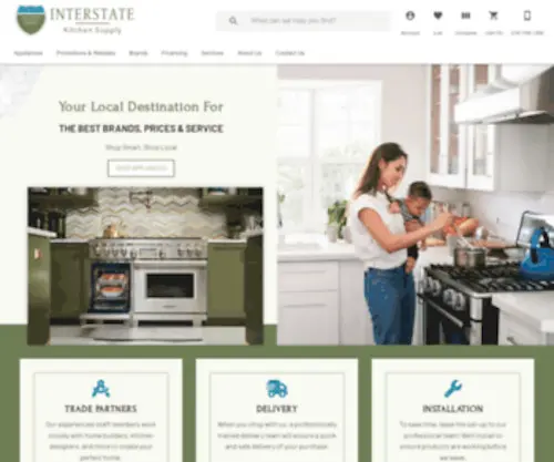 Interstatekitchensupply.com(Kitchen Appliances & Home Appliance in Cleveland) Screenshot