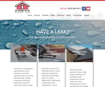 Interstateroofing.com(Exterior Remodeler in Portland Serving Vancouver & PNW) Screenshot