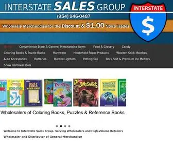 Interstatesalesonline.com(General Merchandise Wholesaler) Screenshot