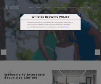 Interstatesecurities.com(Interstate Securities Limited) Screenshot