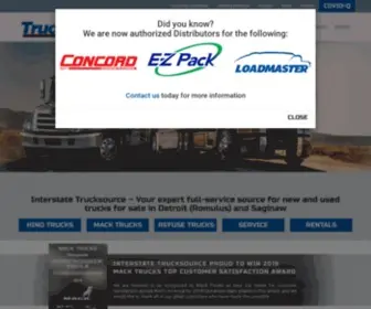 Interstatetrucksource.com(Interstate Trucksource Group Inc) Screenshot