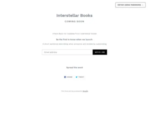 Interstellarbooks.com(Interstellarbooks) Screenshot