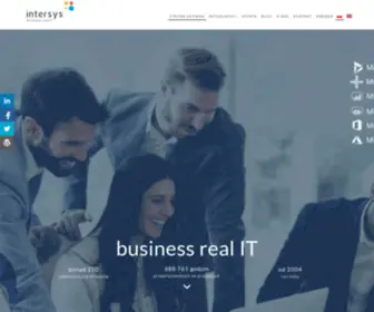 Intersys.pl(Poznaj biznesowe rozwiązania IT od Intersys dla sukcesu Twojej firmy) Screenshot