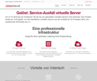 Intertech.de(Ihr Internet Solutions Provider) Screenshot