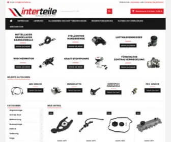 Interteile.eu(Autoteile) Screenshot