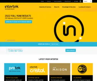 Intertek.com(Assurance) Screenshot