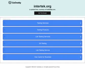 Intertek.org(Intertek) Screenshot