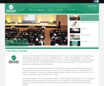 Interteks.com(Fiera Milano İnterteks) Screenshot