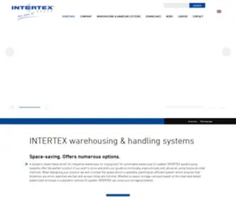 Intertex.biz(Lagersysteme und Handlingssysteme) Screenshot