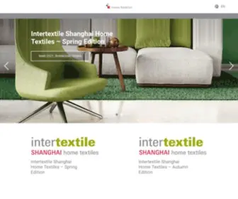 Intertextilehome.com(Messe Frankfurt (HK) Ltd) Screenshot