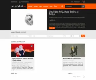Interticket.sk(Kúpte si vstupenku) Screenshot