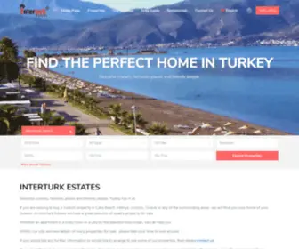 Interturkestates.com(Interturk Estate Agency Calis Beach) Screenshot