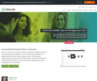Intervalsonline.com(Time Tracking & Project Management for Teams) Screenshot