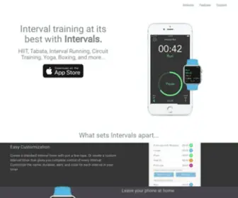 Intervalspro.com(IPhone and Apple Watch interval training at its best) Screenshot