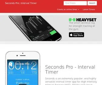 Intervaltimer.com(Seconds Pro) Screenshot