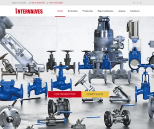 Intervalves.cl(Experiencia y calidad en equipos de alta tecnolog) Screenshot