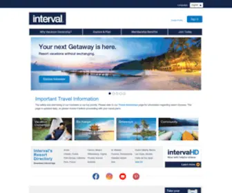 Intervalworld.com(Interval International) Screenshot