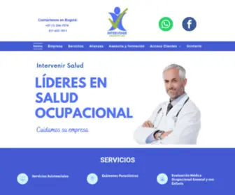 Intervenirsalud.com(Intervenir Salud IPS SAS) Screenshot