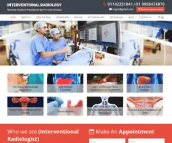 Interventionalradiologyindia.com(Dr.Arun Gupta) Screenshot