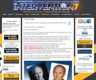 Interventioncon.com(The Premier Showcase of Online Creativity) Screenshot