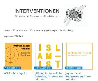 Interventionen.blog(Interventionen blog) Screenshot