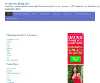 Interview-Blog.com(Interview Questions) Screenshot