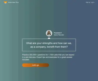 Interview-Fox.com(Simuliere tausende Fragen für Dein Job) Screenshot