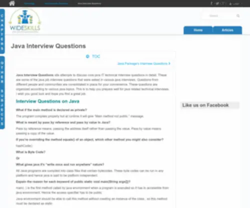 Interview-Questions-Java.com(Interview Questions on Java) Screenshot