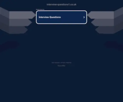 Interview-Questions1.co.uk(Job Interview Questions) Screenshot