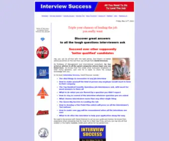 Interview-Success.com(Job Interview Success) Screenshot