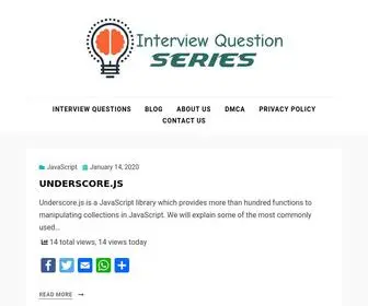 InterviewQuestionseries.com(Interview Question Series) Screenshot