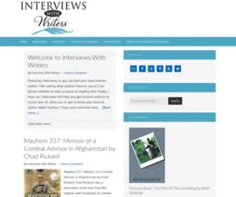 Interviewswithwriters.com(Author Interviews from Writers Around the World) Screenshot