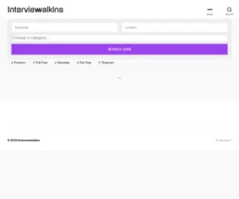 Interviewwalkins.com(Govt. Jobs) Screenshot