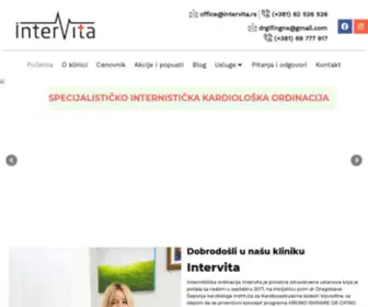 Intervita.rs(Početna stranica) Screenshot