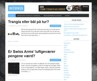 Interweb.dk(Fra nær og fjern på Internettet) Screenshot