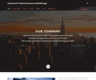 Interwestunited.com(Interwest United Insurance Brokerage) Screenshot