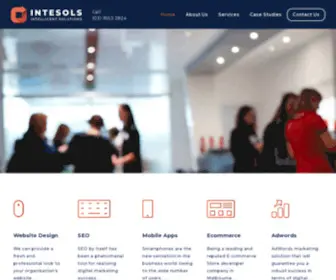 Intesols.com.au(#1 Rated SEO and Web Design Agency in Melbourne) Screenshot