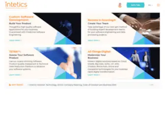 Intetics.com(Custom Software Development Company) Screenshot