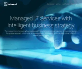 Intevant.com(Managed IT Services) Screenshot