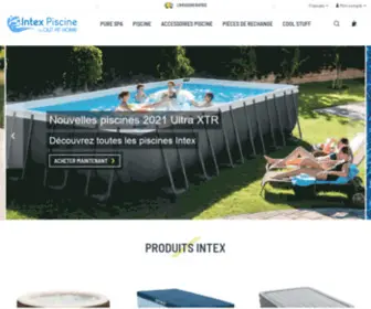 Intex-Piscine.be(Intex Online Webshop) Screenshot