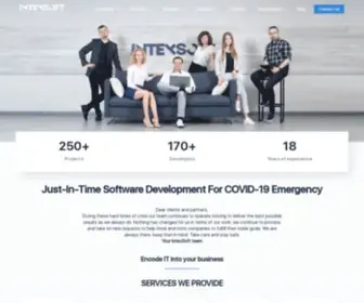 Intexsoft.com(Software Product Development Company) Screenshot