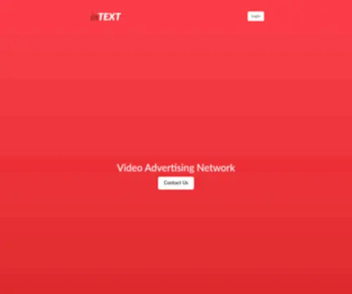 Intextads.me(Video Advertising Network) Screenshot