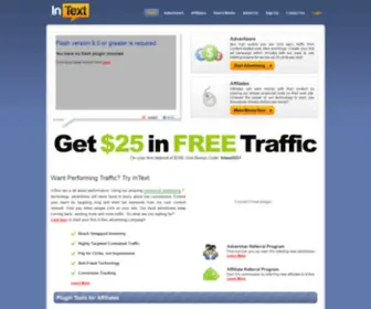 Intext.net(InText Pay Per Click Online Advertising Solution) Screenshot