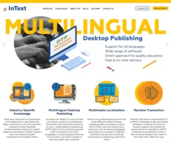Intexts.com(InText) Screenshot